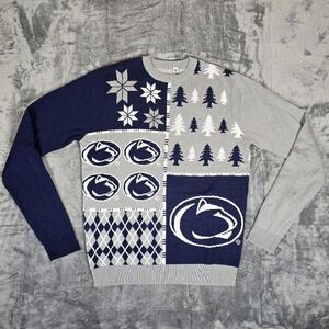 Penn State University Ugly Christmas Sweater Size Large Knit Acrylic